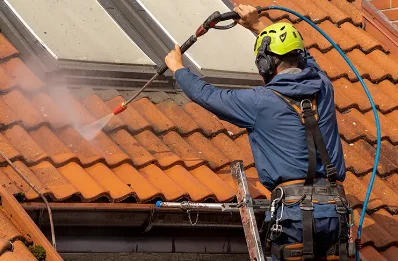 Démoussage et hydrofuge de toiture à Chesny